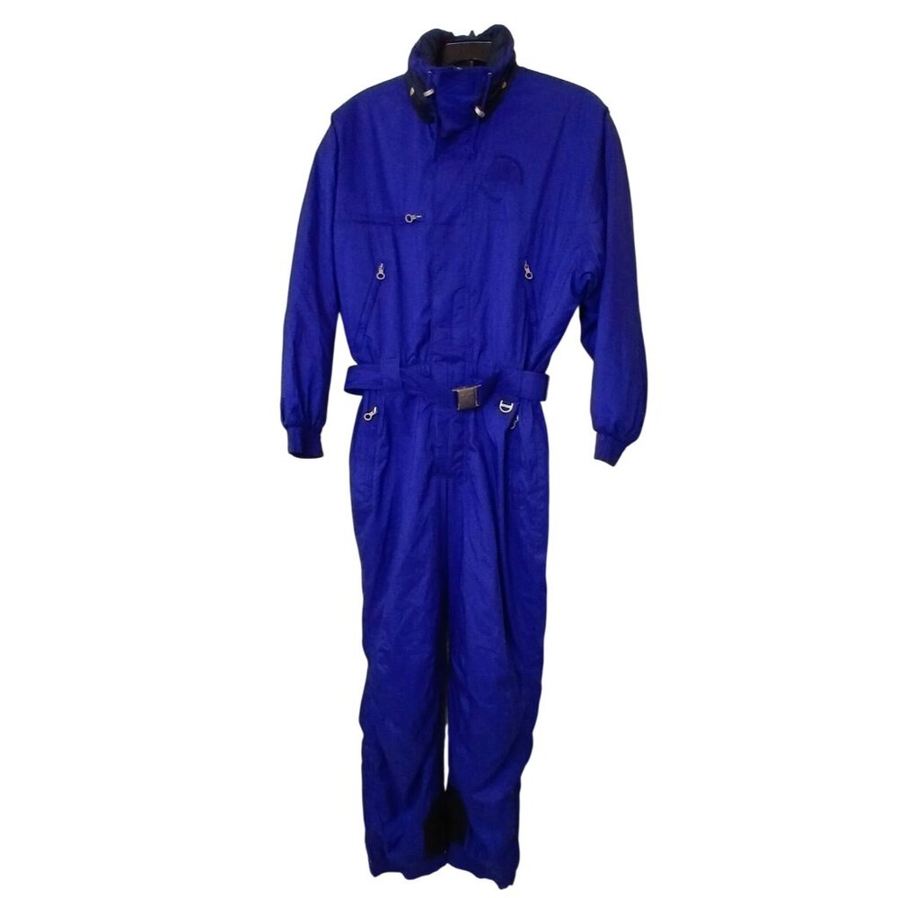 Kaelin Blue Entrant GII FullBody Ski Suit Mens Medium Insulated  VTG 80s NOS